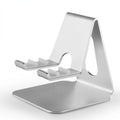 Universal Tablet Desktop Stand for IPad 7.9 9.7 10.5 11 Inch Metal Rotation Tablet Holder for Samsung Xiaomi Huawei Phone Tablet Qme Silver