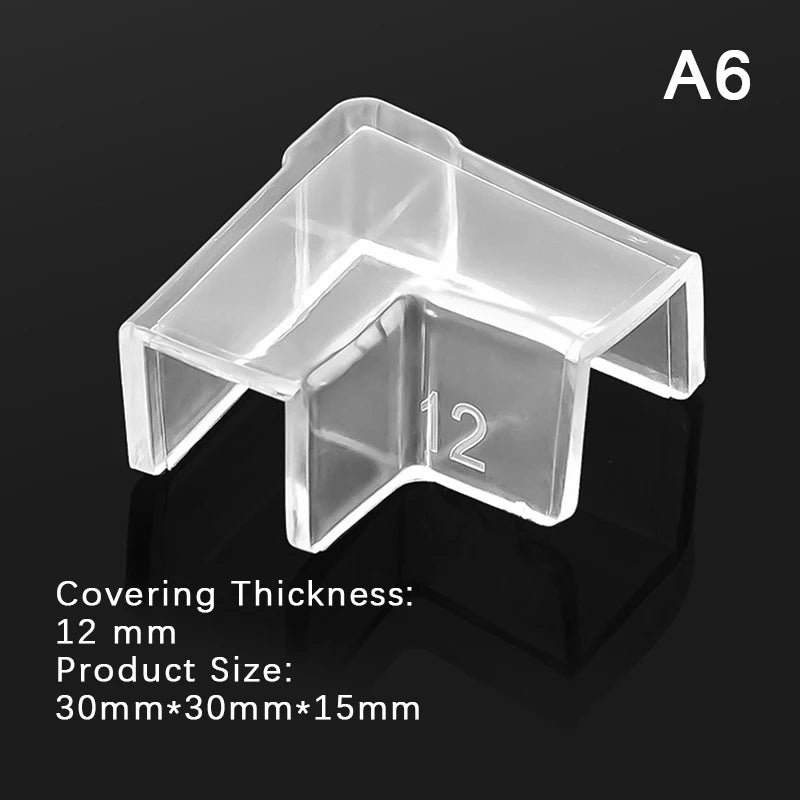 Adhesive Protective Cover Aquarium Accessories Silicone Transparent Qme 12mm
