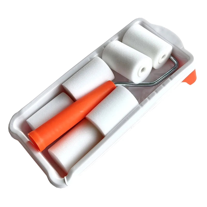 Small Paint Roller High-density Foam Tray Liner Wall Painting Tools Qme