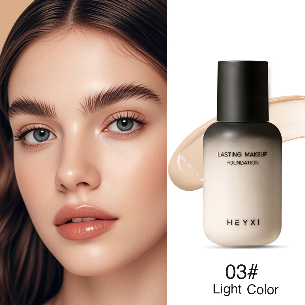 Face Body Foundation Make-up Waterproof Sweat Proof Durable Formula Qme 03 Light Color