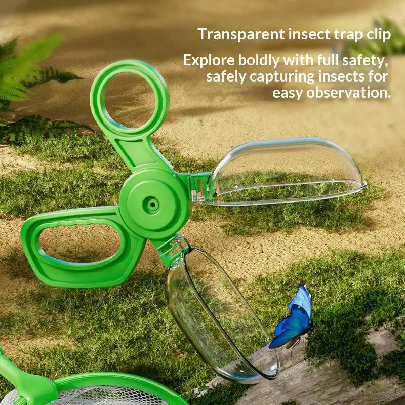 3 Insect Butterfly Trap Clip Tweezers Net Fishing Toy Children's Qme
