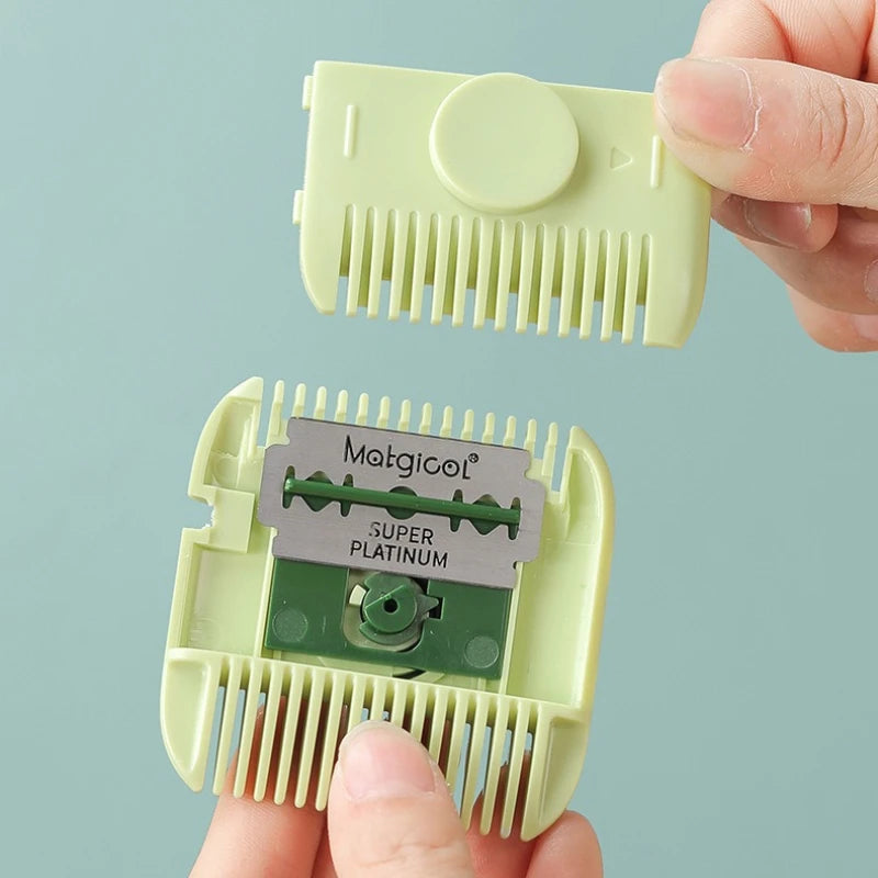 2-in-1 Hair Cutting Comb Thin Artifact Multi-functional Household Qme