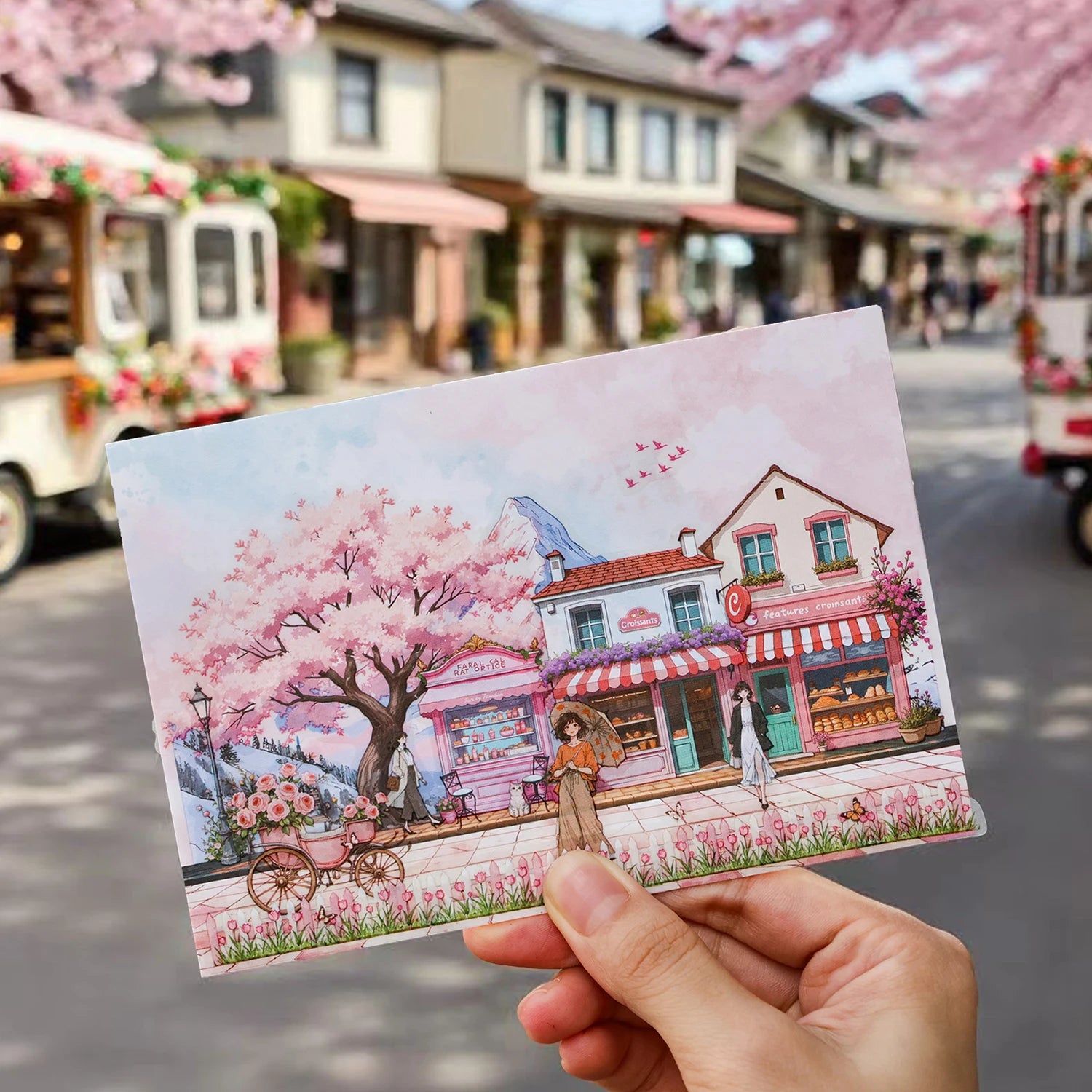 3 Sheets Four Seasons Scenery Stickers Pack PET Die cut Decorative handmade Scrapbooking Material Diary Album Craft Supplies Qme