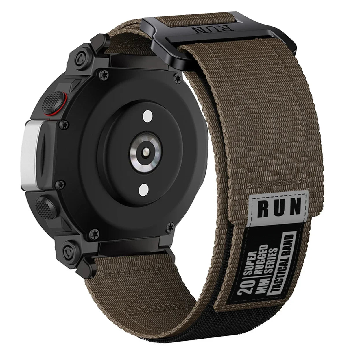 Nylon Strap For Amazfit T-rex 2 3 Ultra Watch Band For Huami Amazfit Trex Pro T Rex Sport Belt Smartwatch Bracelet Accessories Qme Brown For T-rex