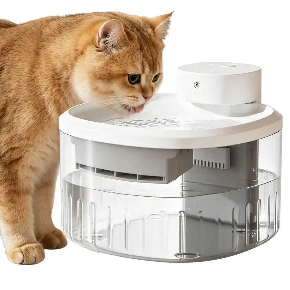 Cat Water Fountain Motion-activated Rechargeable 9 Filters Automatic Qme USB Type-C White China Mainland