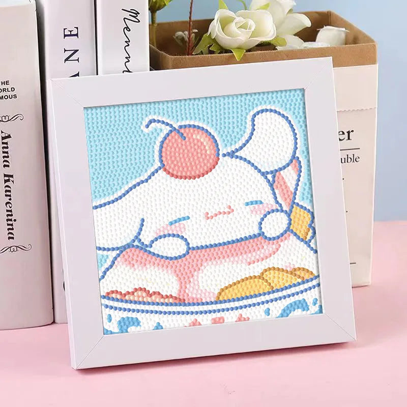 Hello Kitty Kuromi Diamond Painting DIY Craft Frame Cartoon Students Qme 38