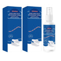 Shoe & Sock Deodorant Spray Neutralizing Unpleasant Odor Reducing Bacterial Growth Quick-Dry Deodorizer Footwear Freshener Spray Qme 2 x 100ml Boxed