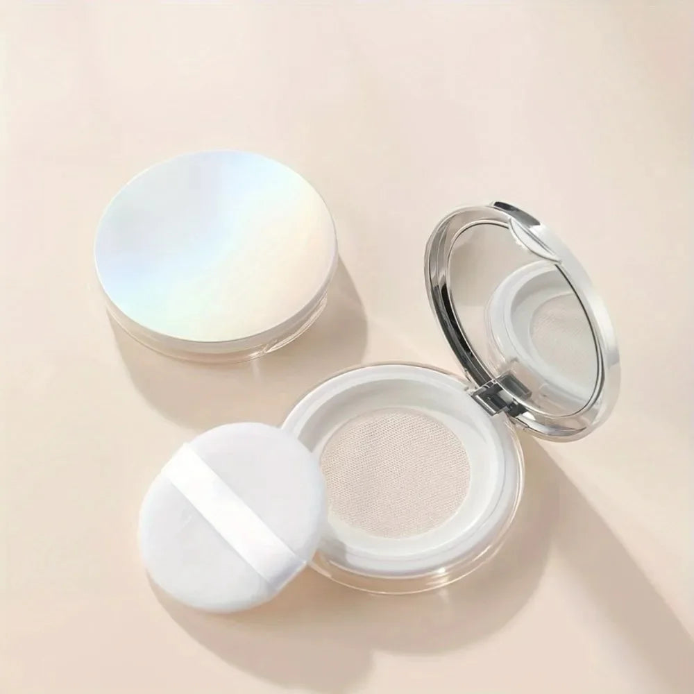 Ultra Thin Leak Proof Loose Powder Case Elastic Net Travel Portable Qme 1Pc