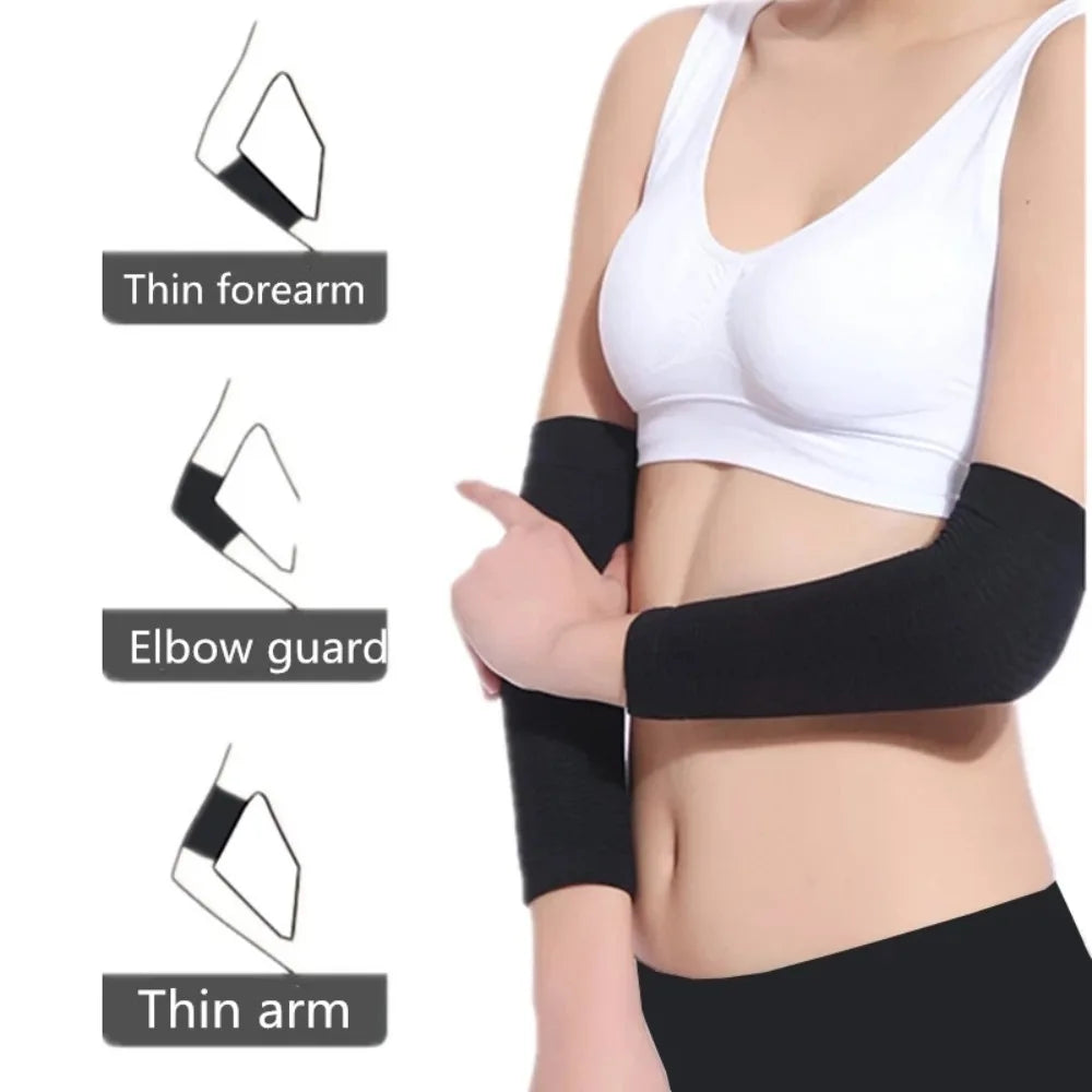 Arm Shaper Slimming Sleeves Warmers Women Thin Legs Calorie Off Fat Qme