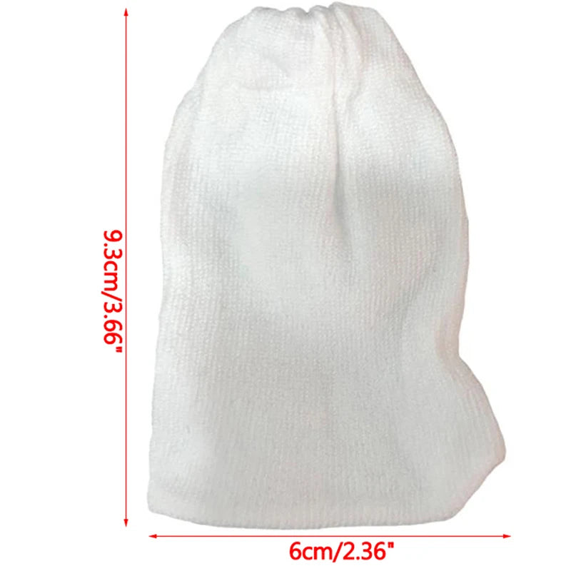 Cotton Elasticated Bag Cleaning Tools Aquarium Filter Fish Tank Mesh Qme