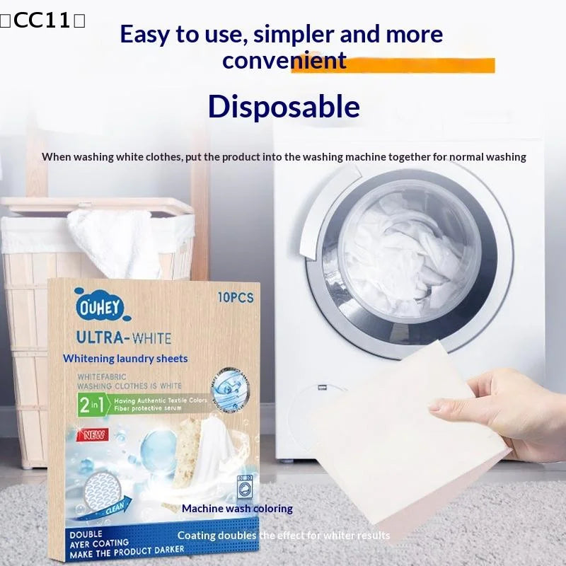 Laundry Tablets Paper Anti-staining Clothes Sheets Anti-string Mixing Qme