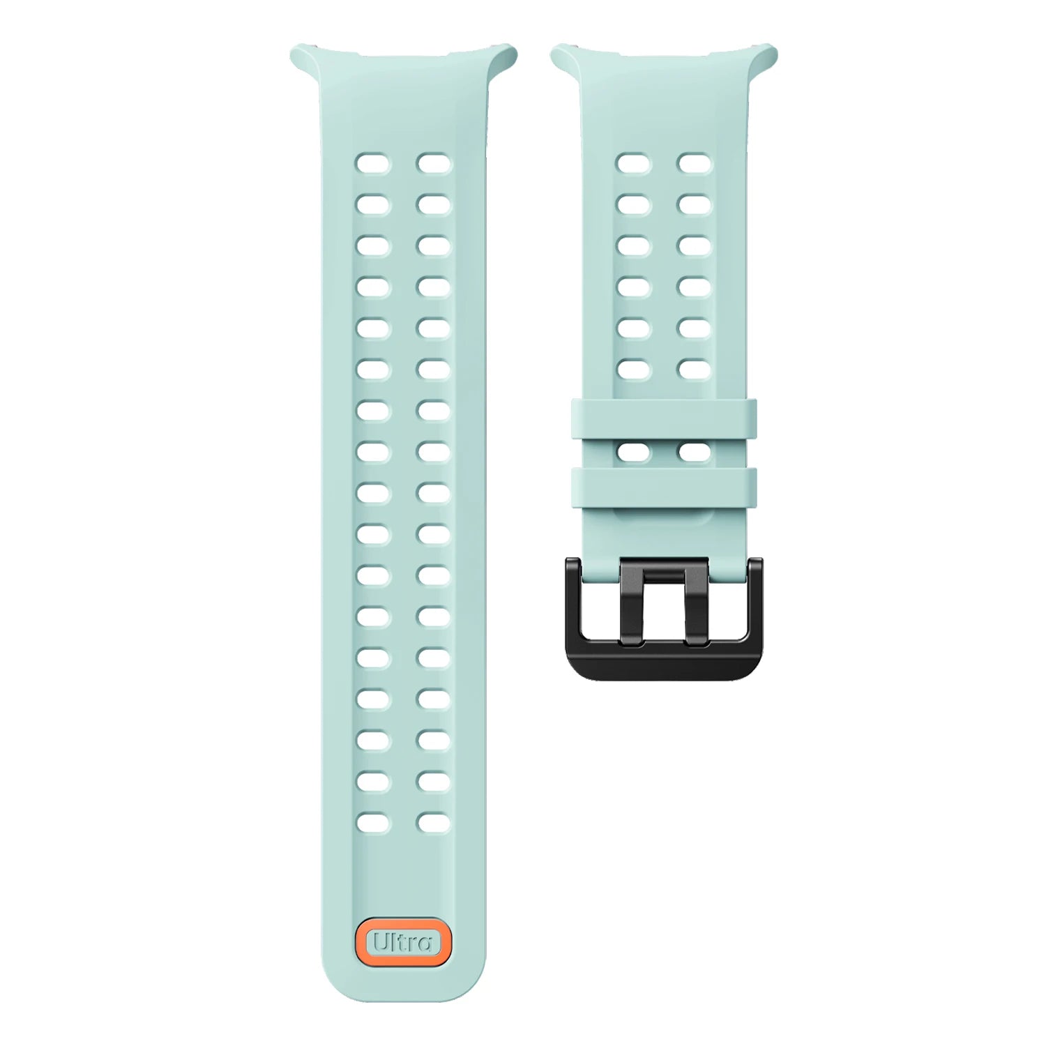 Strap for Samsung Galaxy Watch Ultra 47mm Sports Silicone Bracelet for Samsung Galaxy Watch 9 Ultra2 47mm Band Correa Qme Light Green-B Galaxy Ultra(2024)