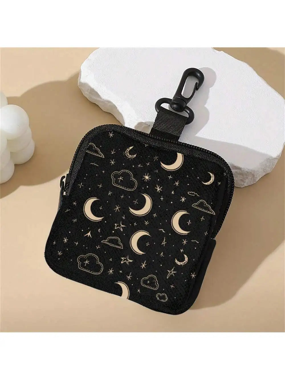 Eid Al Fitr Starry Sky Printed Change Bag Synthetic Leather Qme