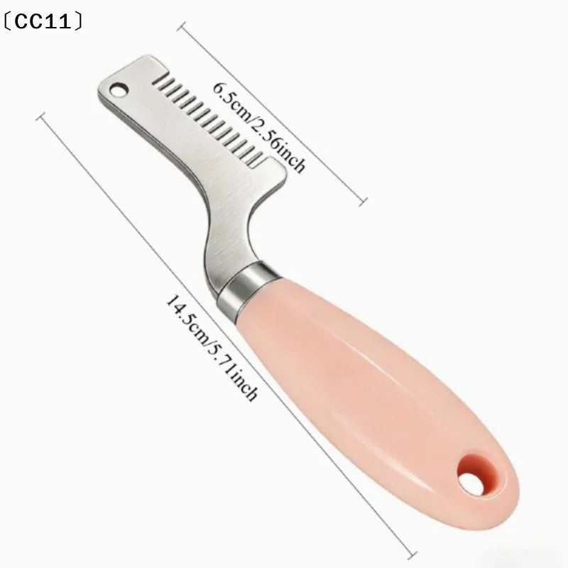 Scallion Slicer Green Onion Cutter Curved Design Stainless Steel Qme