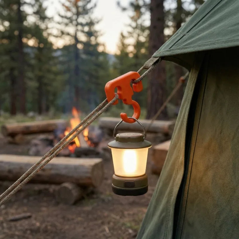 Portable Camping Hook Multifunctional Clothes Lanyard Qme