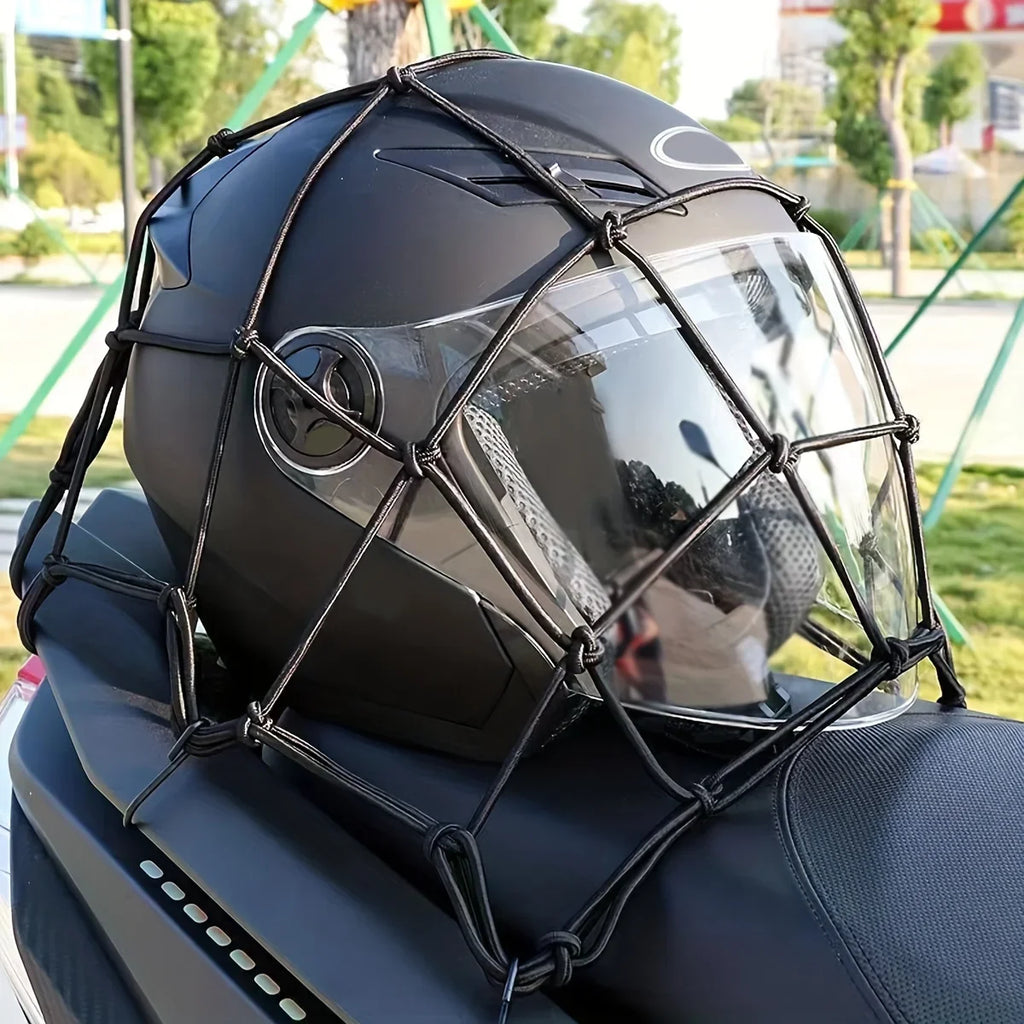 Heavy-Duty Off-road Cargo Net - Elastic Stretch for Secure Luggage Rack, Trunk Organizer, Safety Protective Net Pocket Qme