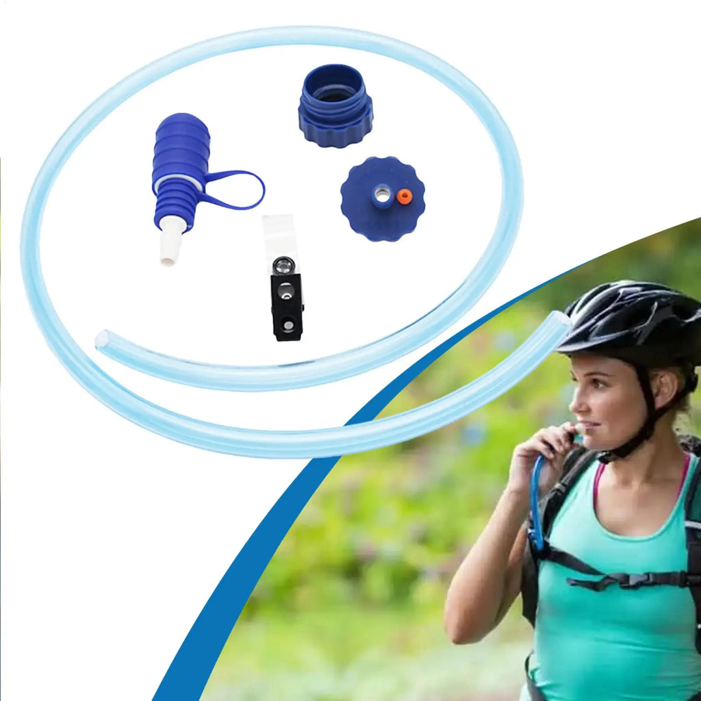 Drinking Tube Water Bottle Hydration Drink Pipe Backpack Hose Boating Qme
