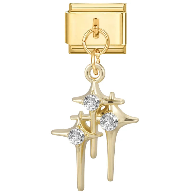 Charm Cute Cartoon Pearl Dogs Horse Pendant Italian Link Fit Bracelet