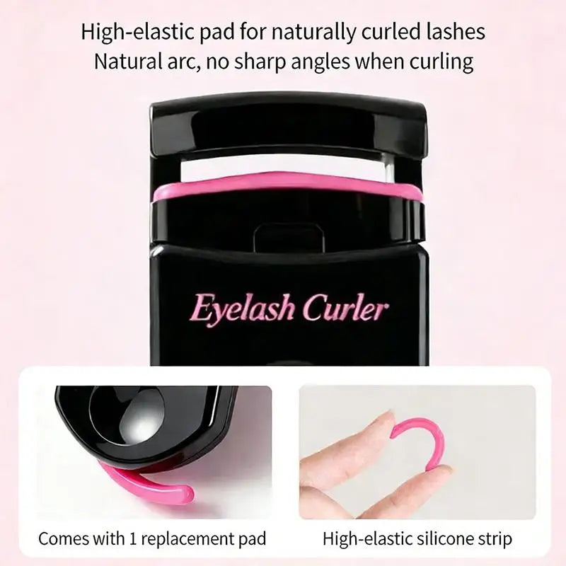 Natural-effect Eyelash Curler Professional Eye Makeup Aid Even Curl Qme