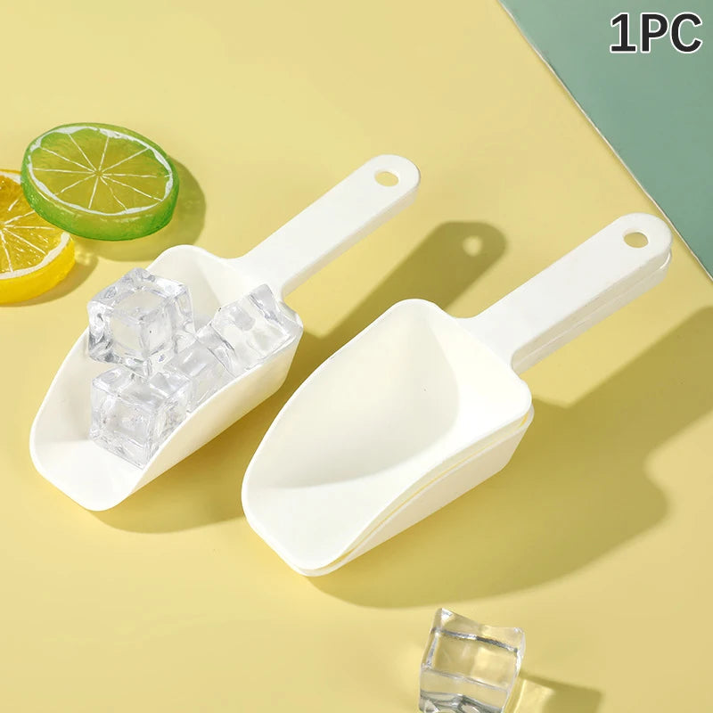 Plastic Ice Shovel Flour Food Candy Cream Scoop Dessert Rice Kitchen Qme White