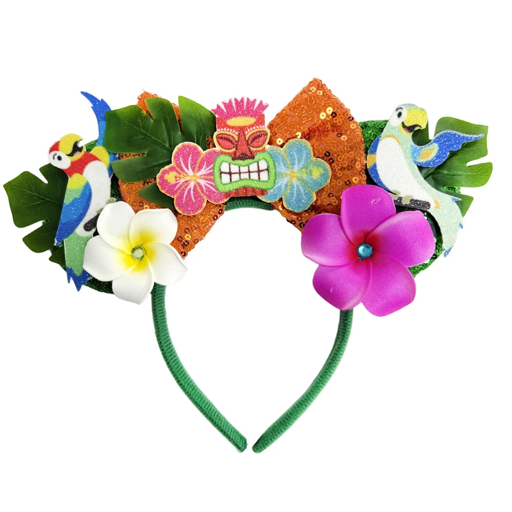 Mickey Mouse Ear Headands Party Christmas Halloween Princess Decoration Costume for Women Adult Cosplay Hairband Hair Accessory Qme Headband 1