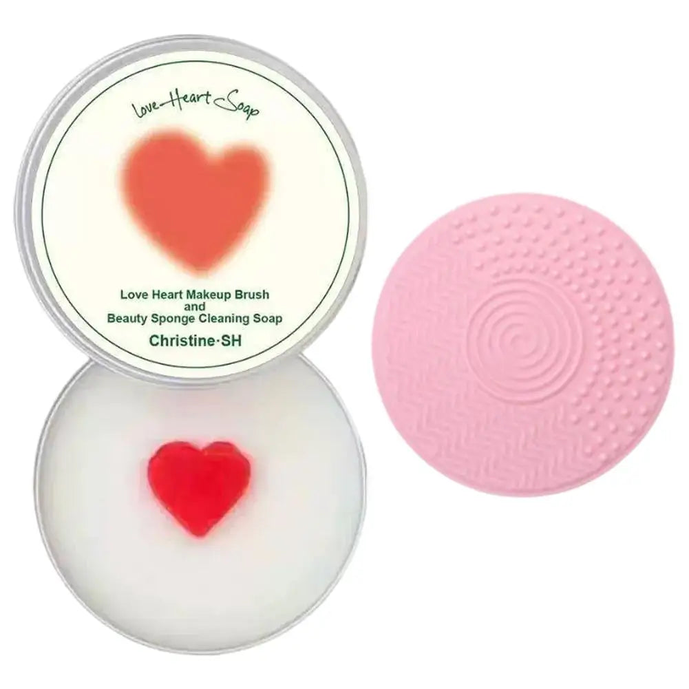 Makeup Brush Cleaner Soap Silicone Mat Deeply Cleans Waterproof Qme C-100g