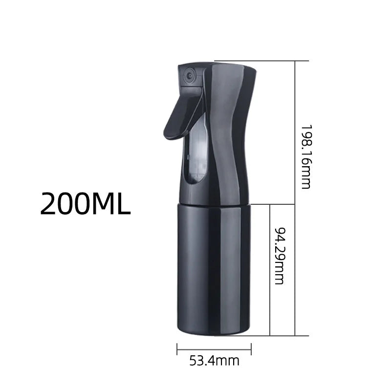 100 Hairdressing Spray Bottle Salon Barber Fashion Hair Tools Water Qme Black-200ML China Mainland