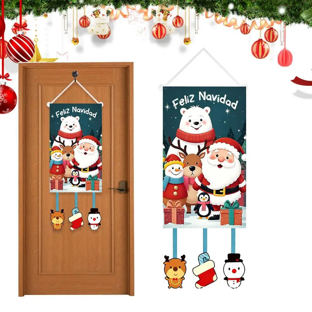 Merry Christmas Flag Waterproof Holiday Decor Decorative Banner Qme B China Mainland