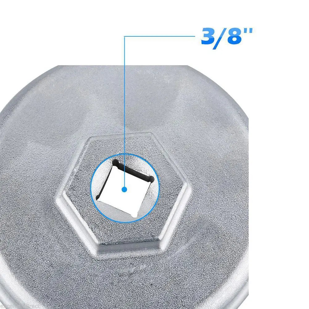 Professional Aluminum Oil Filter Wrench Cap Style Tool for Toyota Lexus Engines Universal Car Maintenance Repair Accessory Qme