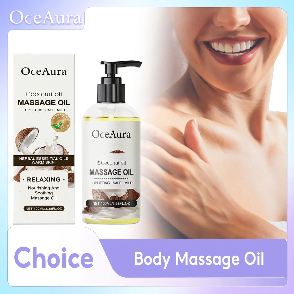 Hydrating Coconut Oil Deep Nourishing Smooth Skin Improve Dry Rough Mood Relax Body Oil Frankincense Essential Oil For Massage Qme