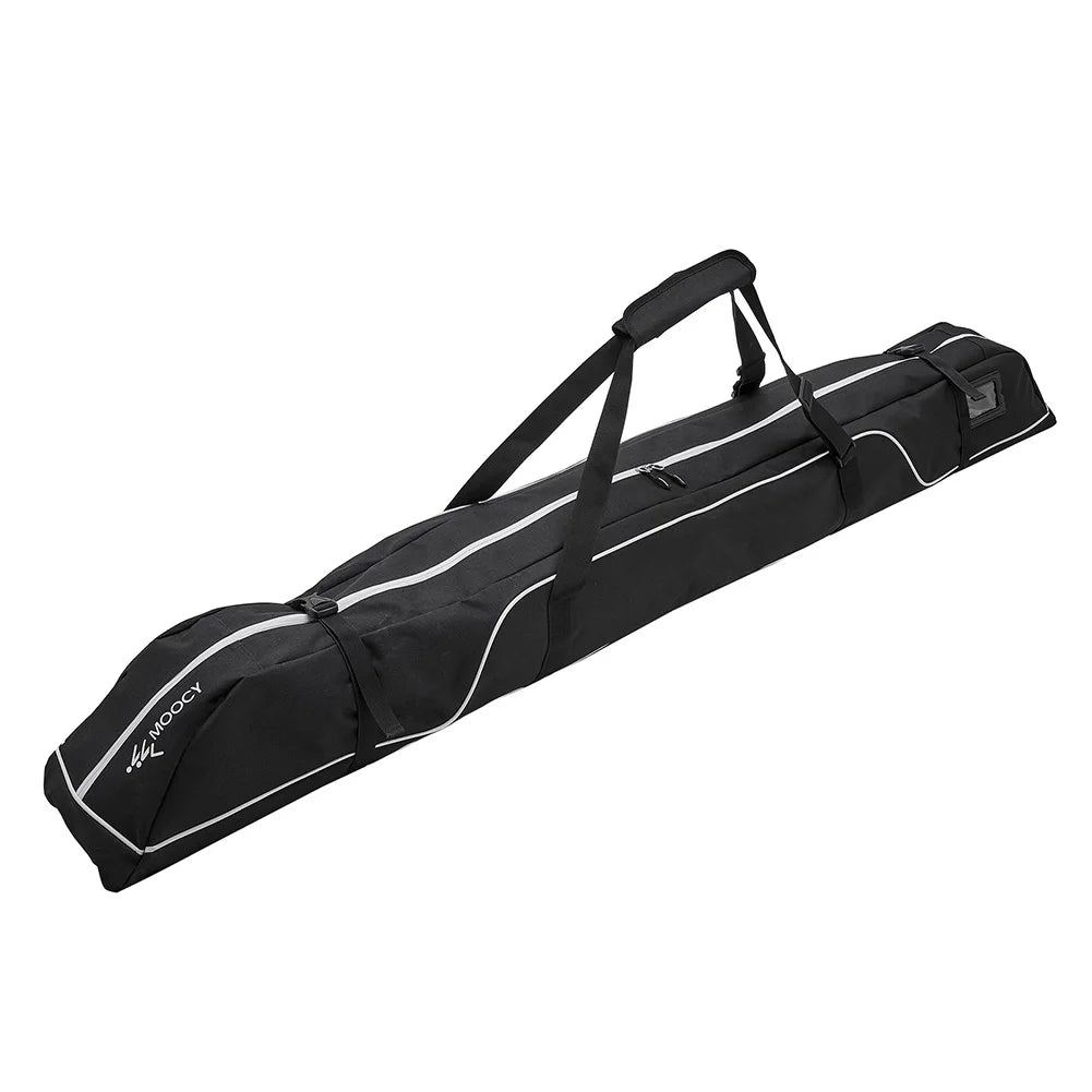 172cm Ski Travel Bag Handle Ski and Snowboard Equipment Travel Bag Waterproof Accessories for Snowboard Goggles Gloves Qme 192x30x25cm
