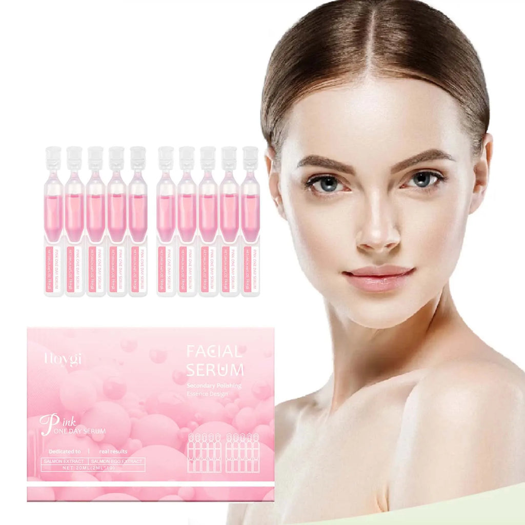 Firming Hydrating Ampoule Firming Smoothing Facial Skin Oil Control & Pore Refining Skin Rejuvenation Essence for All Skin Types Qme