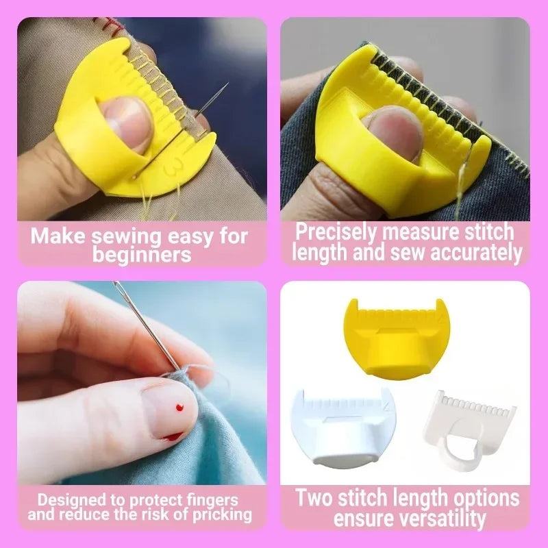 Sewing Guide Template Kit for Consistent Stitches – 3mm Spacing Precision Sewing Tool for Fabric Embroidery & Leathercraft Qme