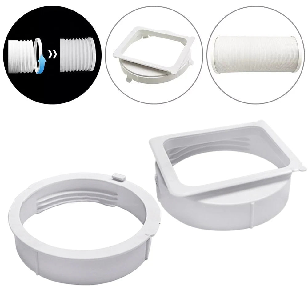1PC Exhaust Duct Interface Pipe Hose Connector For Portable Mobile Air Conditioner Exhaust Duct Interface Pipe Hose Connector Qme