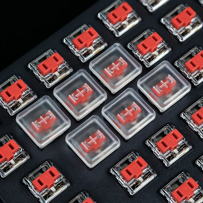 5/10/30/50pcs CFX Low Profile Choc PBT Keycaps for Kailh 1350 Choc Switch Mechanical Keyboard Ultra Thin Black White Transparent Qme
