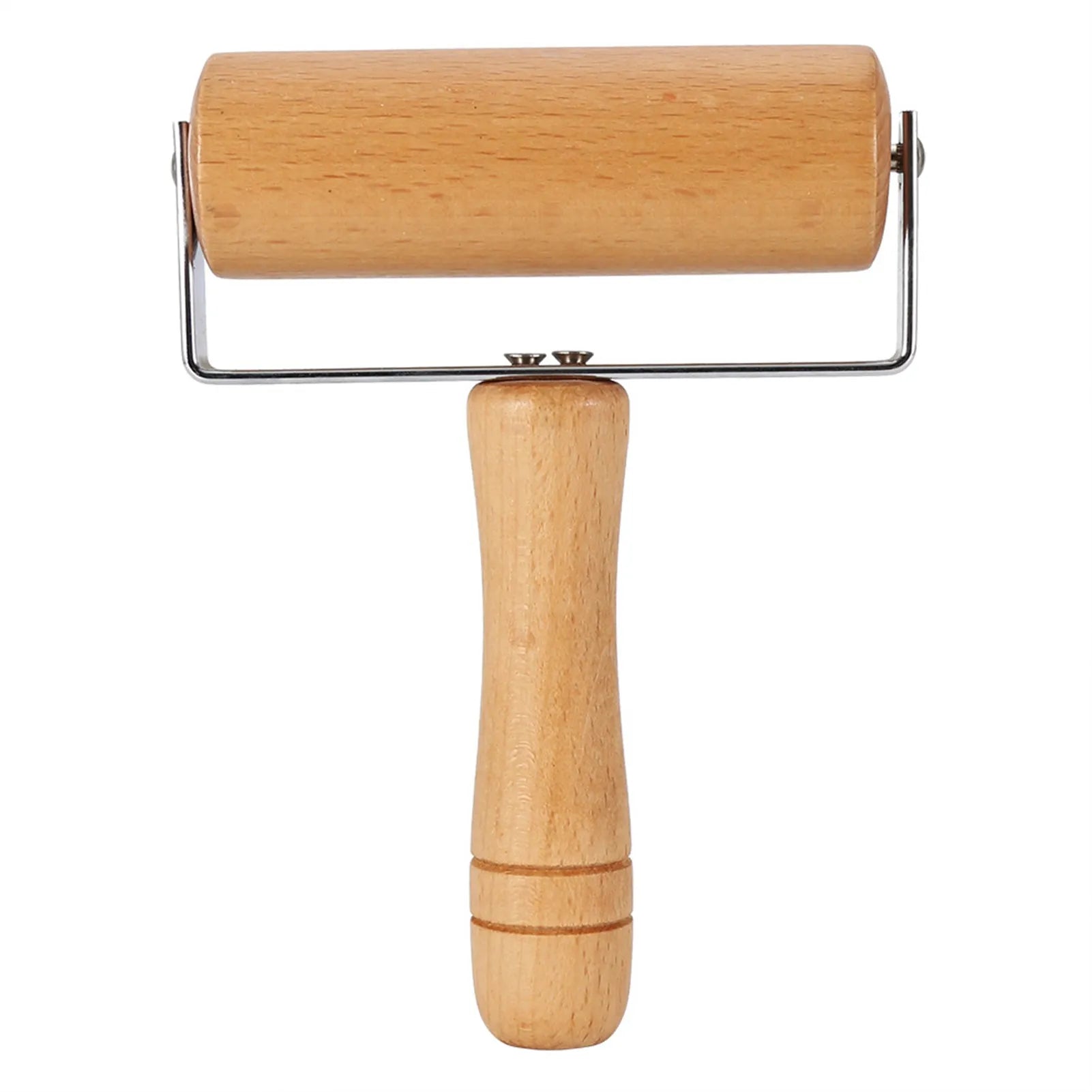Wooden Rolling Pin Pastry and Pizza Dough Roller Manual Baker Roller Smooth Surface Baking Tool for Kitchen Cake Pizza Bread Qme Type 4