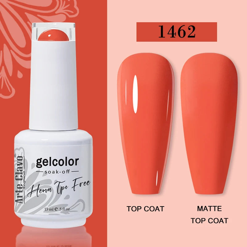 Arte Clavo HEMA TPO Soak Off UV LED Nail Gel Polish 108 Colors