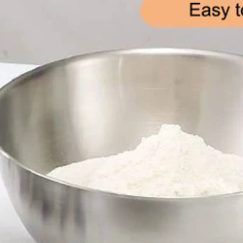 Stainless Steel Bowl Scale Cooking Baking Food Storage Large Capacity Qme