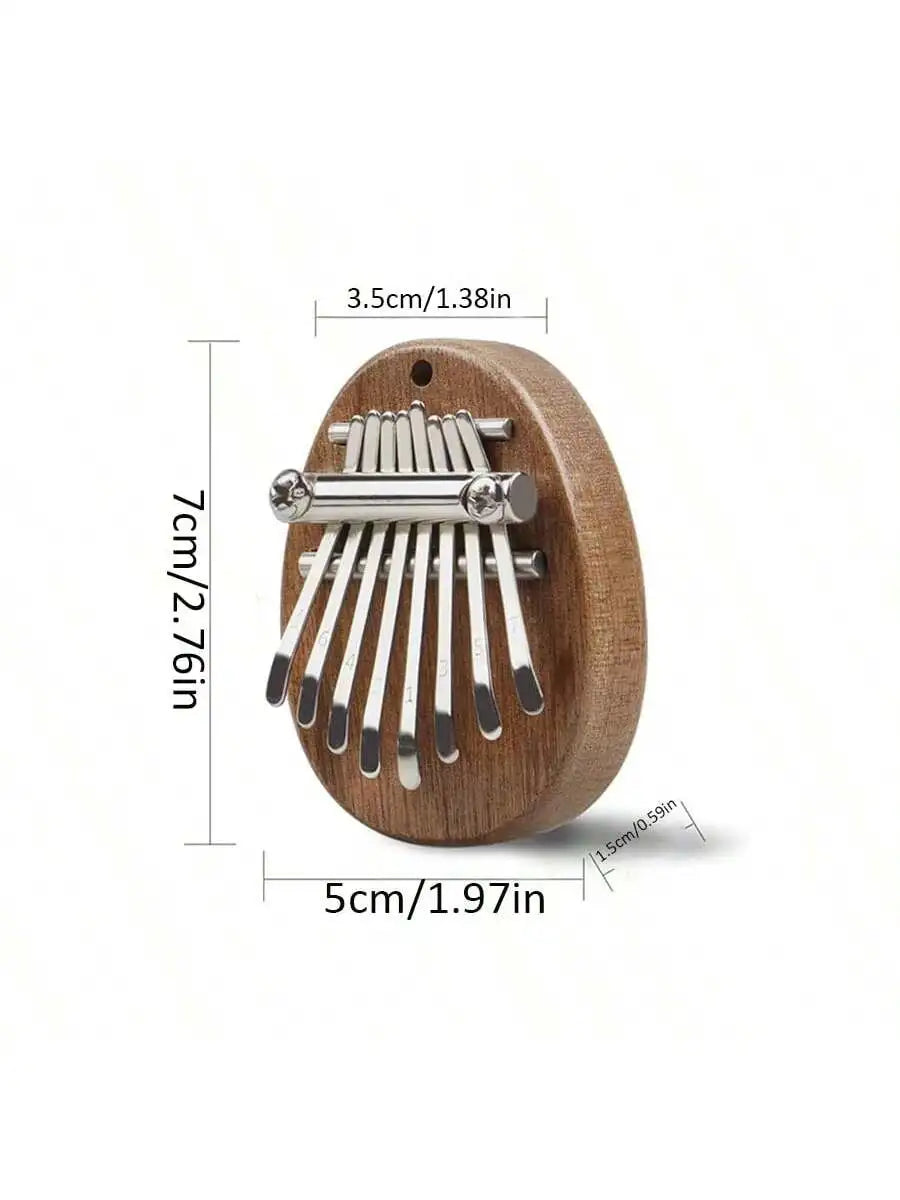 8 Key Kalimba Exquisite Finger Thumb Piano Marimba Musical Good Qme