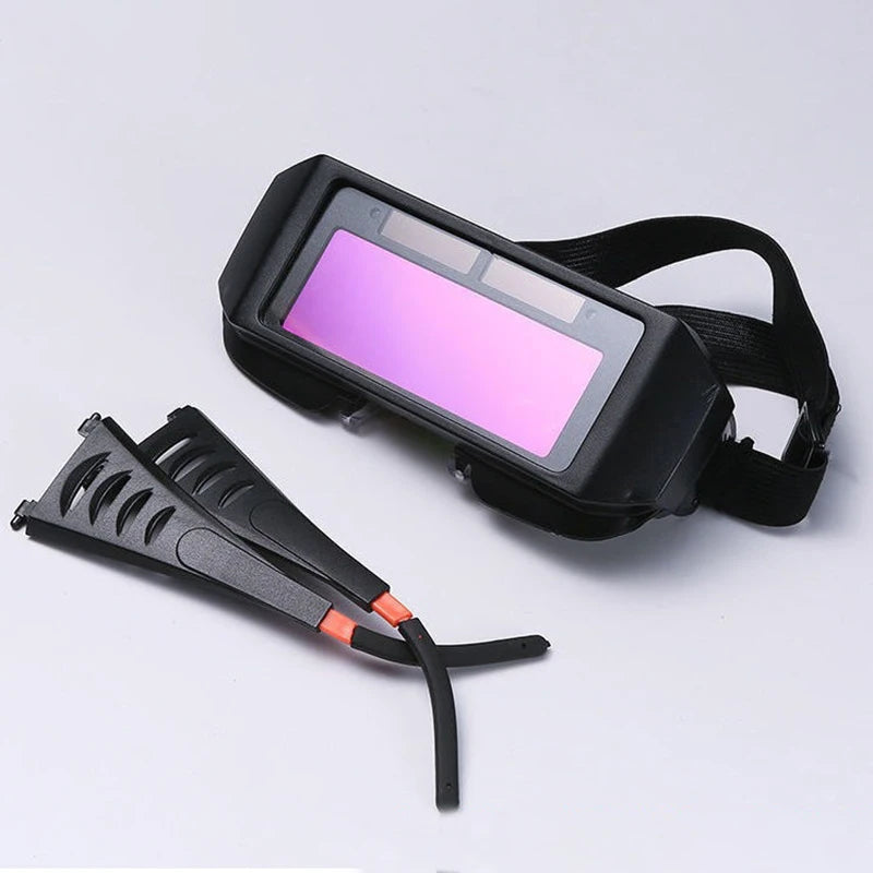 Automatic Dimming Welding Glasses Light Change Auto Darkening Anti Qme