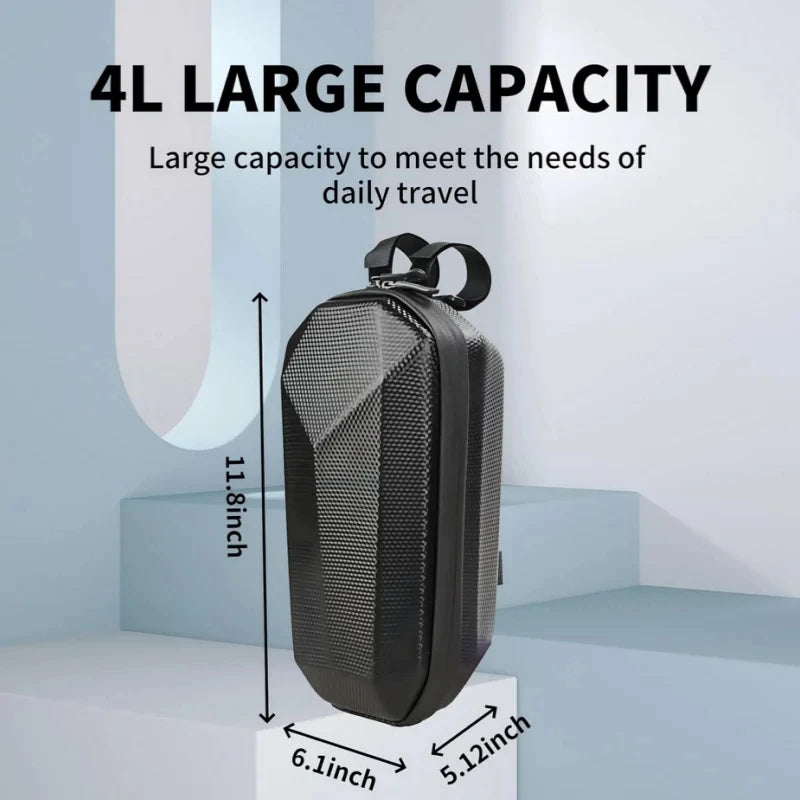 Electric Scooter Front Bag Waterproof EVA Hard Shell Bags Reflective Handlebar Hanging Bag Storage Accessories for Xiaomi M365 Qme