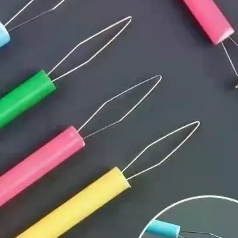 Leader Beader Threading Needle Sewing Tools Cylindrical Colorful Qme