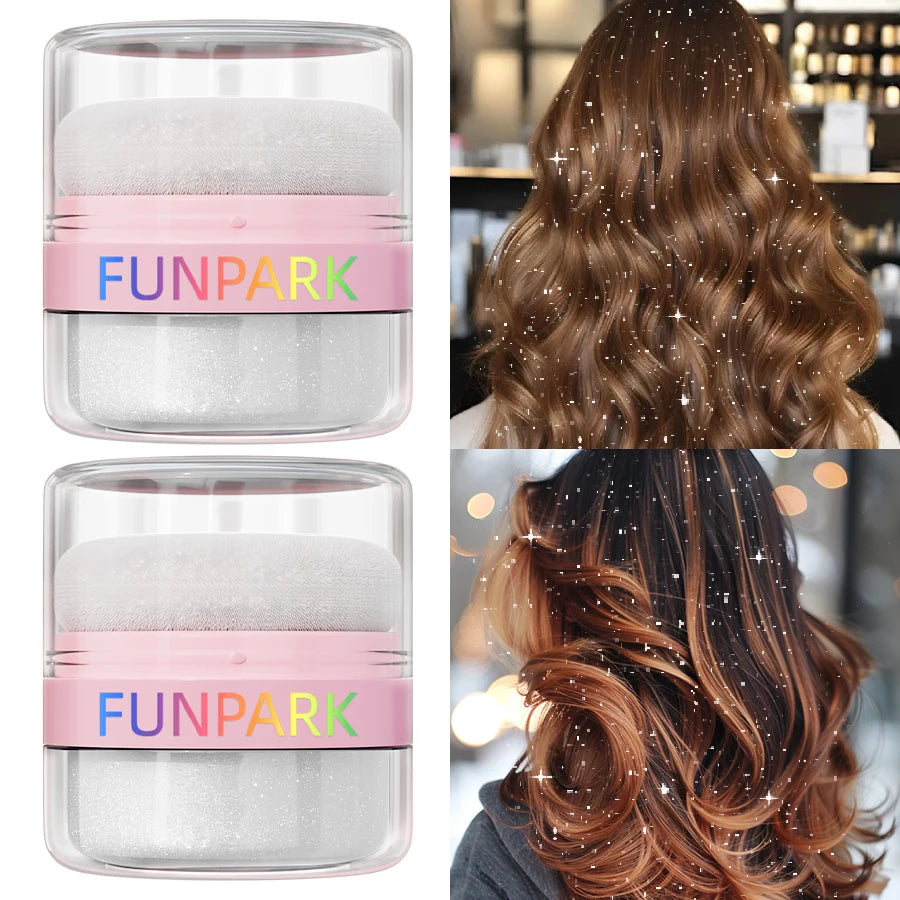 Highlighter Powder Brightens Face Puff Highlight Shadow Body White Qme