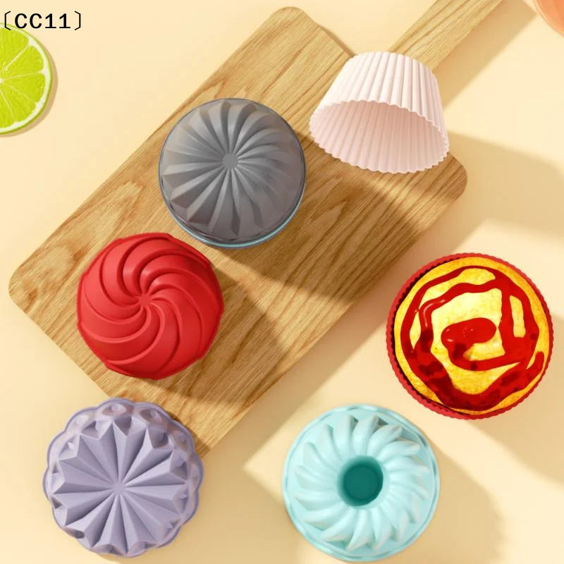Charlotte Cake Pan Silicone Cheesecake Nonstick Round Baking Mold Qme