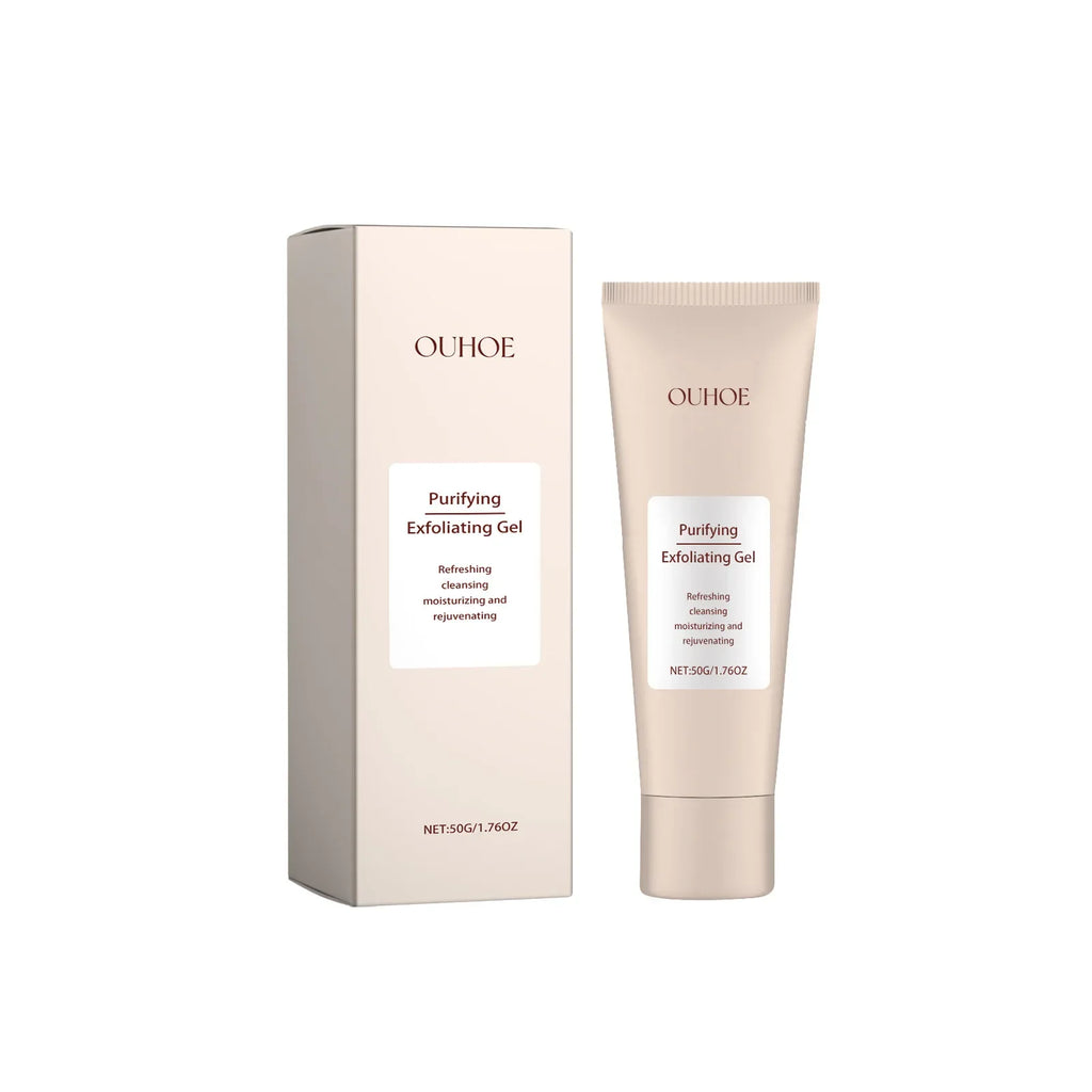 Exfoliating Gel Gentle Cleasning Pore Skin Smoothing Remove Dead Skin Blackhead Removal Cleansing Brighten Peeling Face Scrub Qme 50g boxed