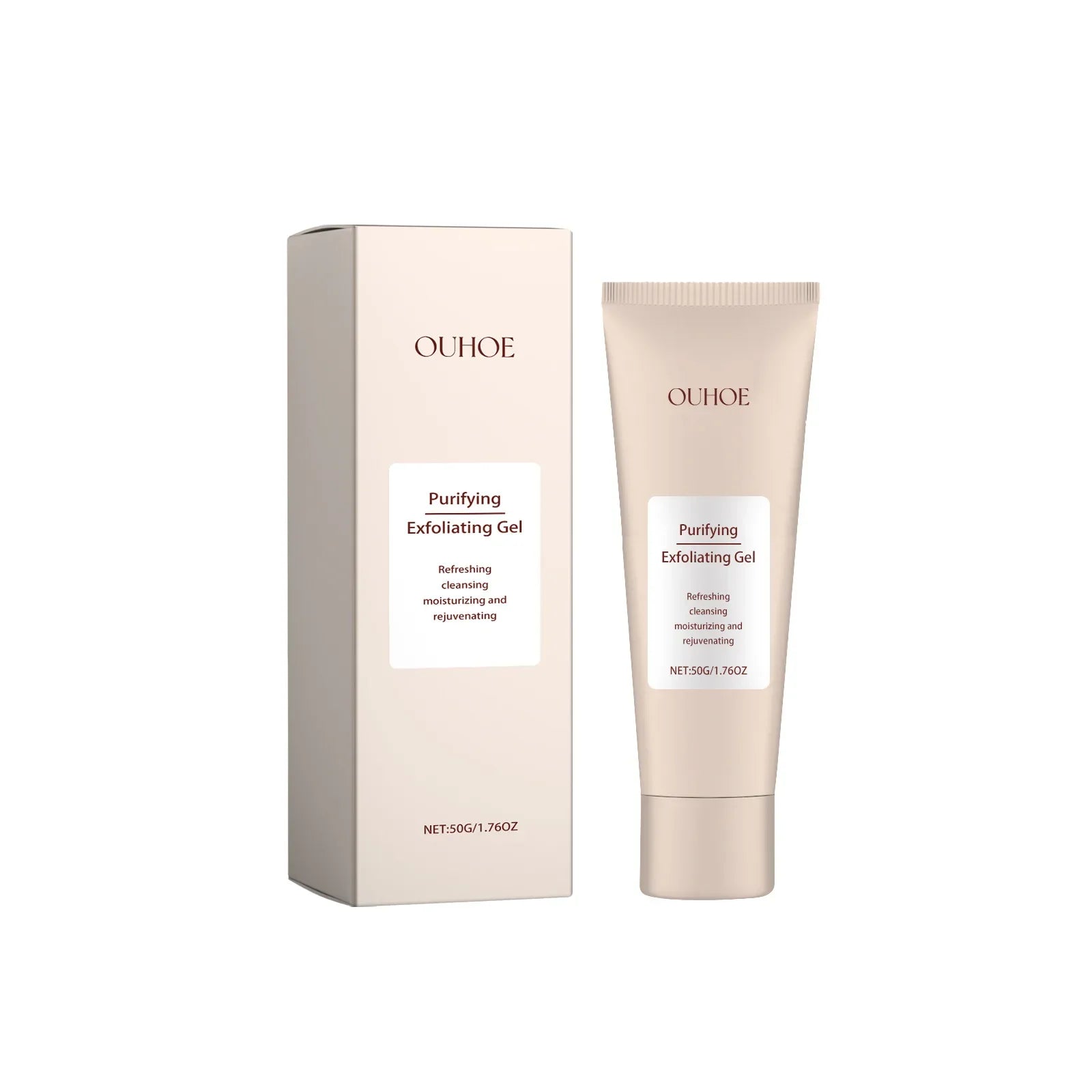 Exfoliating Gel Gentle Cleasning Pore Skin Smoothing Remove Dead Skin Blackhead Removal Cleansing Brighten Peeling Face Scrub Qme 50g boxed