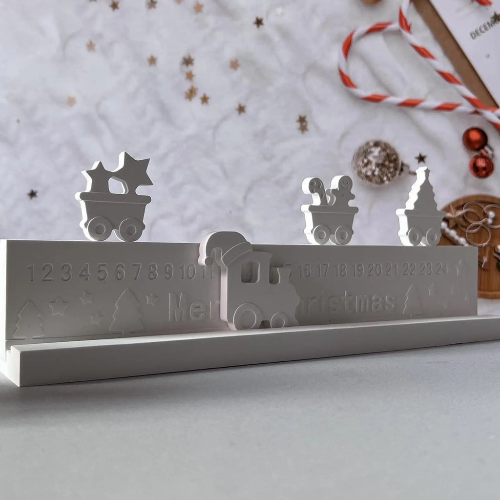 Silicone Molds Silicone Crafting Mold For 24-Day Christmas Countdown Multi-Functional Epoxy Resin Concrete Making Tool For Qme