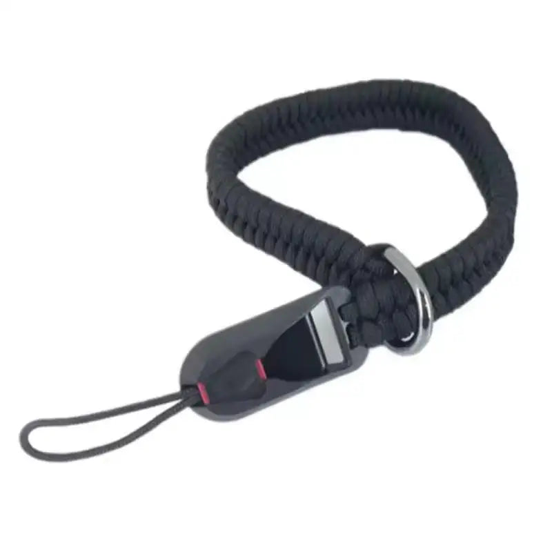 Quick Release Buckle Woven Hand Strap Rope Wrist Wristband Qme Black