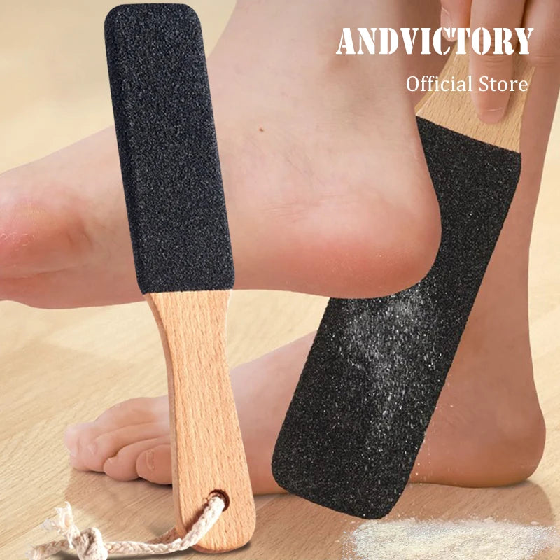 Beech Wood Double Sided Foot Polishing Rasp File Practical Rough Skin Qme