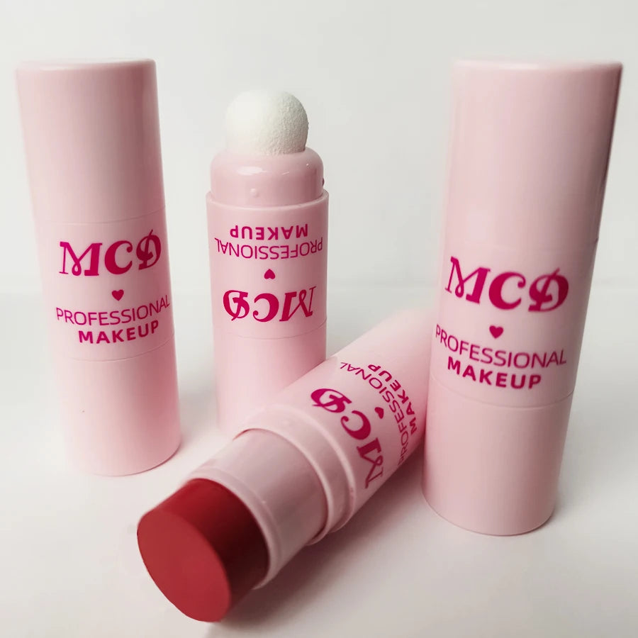 6Colors Makeup Blush Stick Lip Tinted Cooling Water Jelly Tint Qme